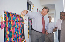 Mr. Ron Nikkels Inaugurating the Rehab Building